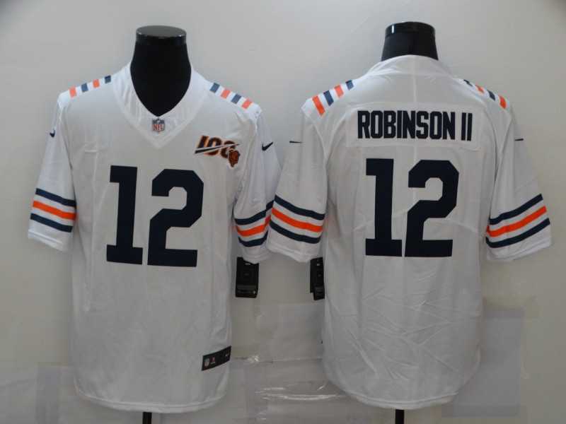 Nike Bears 12 Allen Robinson II White 100th Season Vapor Untouchable Limited jersey,We sell and wholesale Nike Bears 12 Allen Robinson II White 100th Season Vapor Untouchable Limited jersey on line form chian!